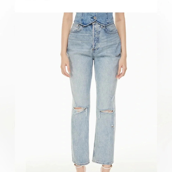 Denim Forum The Joni High Rise Loose 29L size 31 - Picture 3 of 5